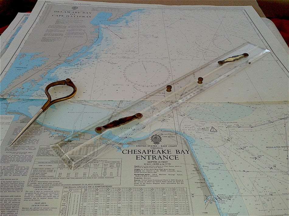 sailing charts of chesapeake bay