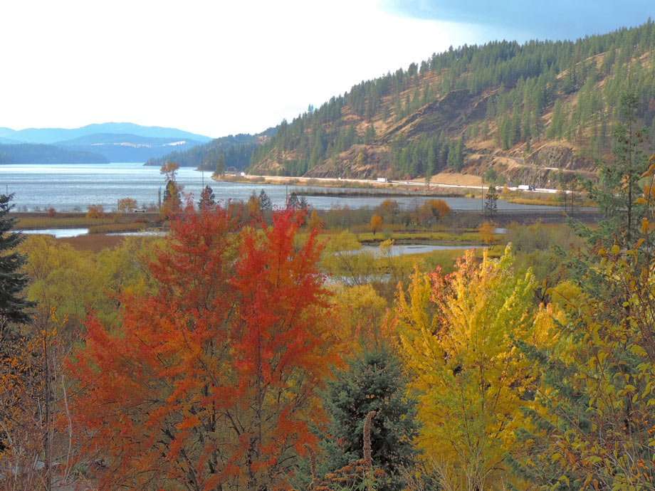 Workamping views in couer d'alene, Idaho, during fall